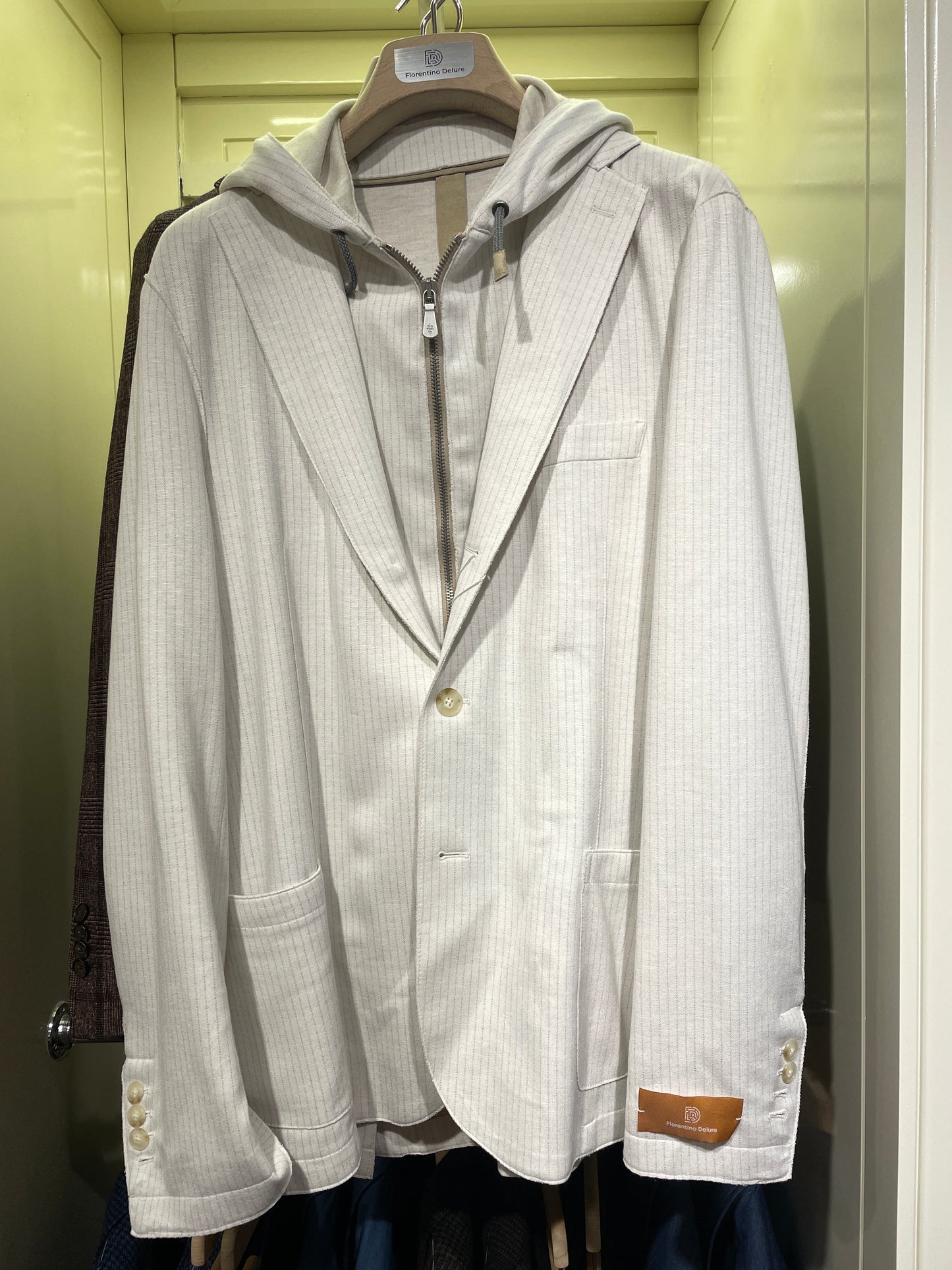 Beige FLEXO Jacket with Zip