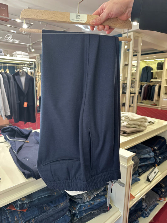 Navy Flexo Trousers