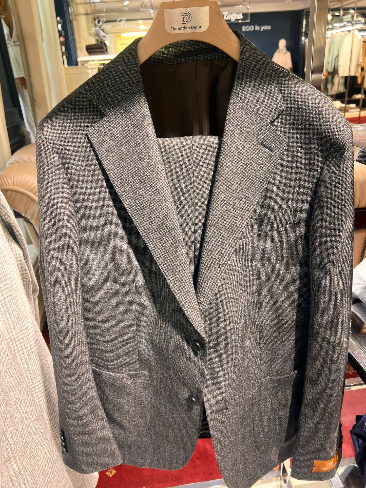 Grey Check Flexo Suit