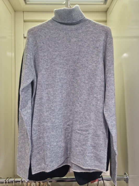 Light Grey Cashmere Turtleneck