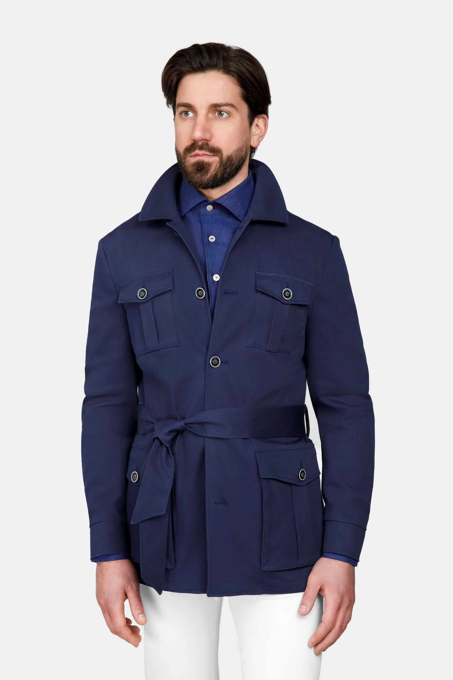 Blue Safari Jacket