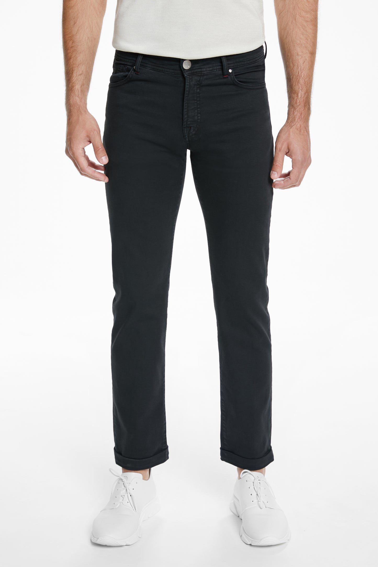 Black 5-Pocket Trousers