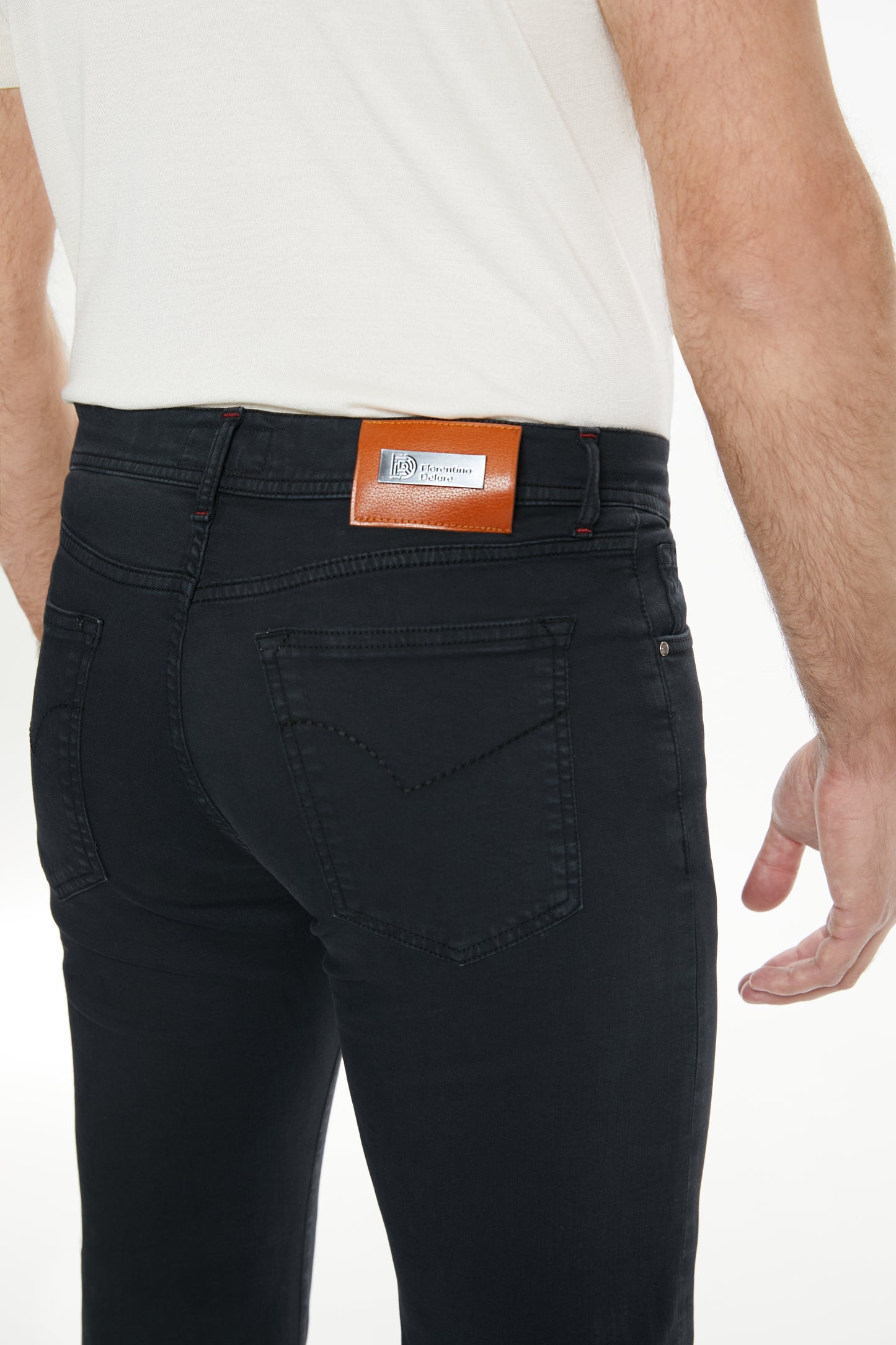 Black 5-Pocket Trousers