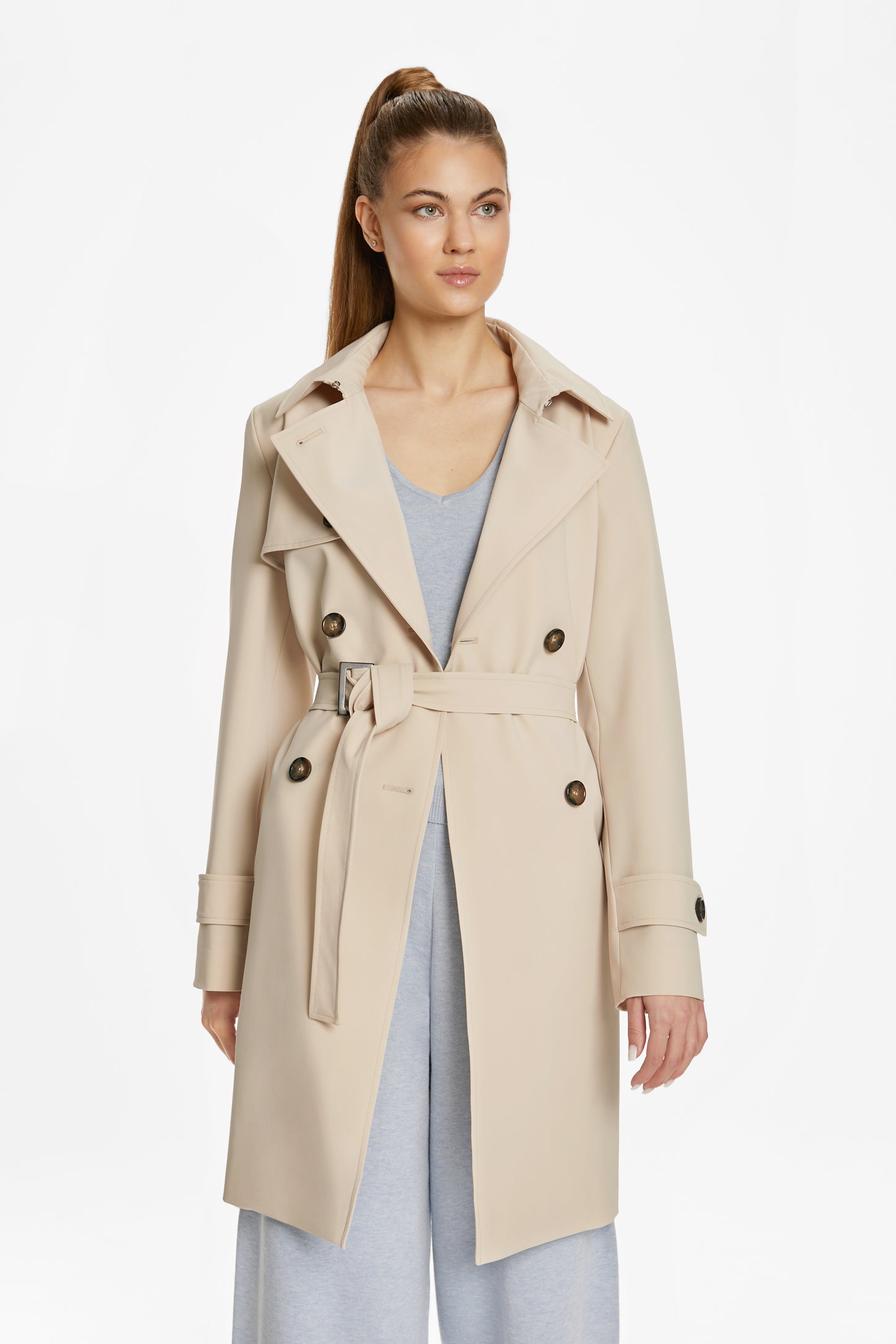 Beige Trench Coat