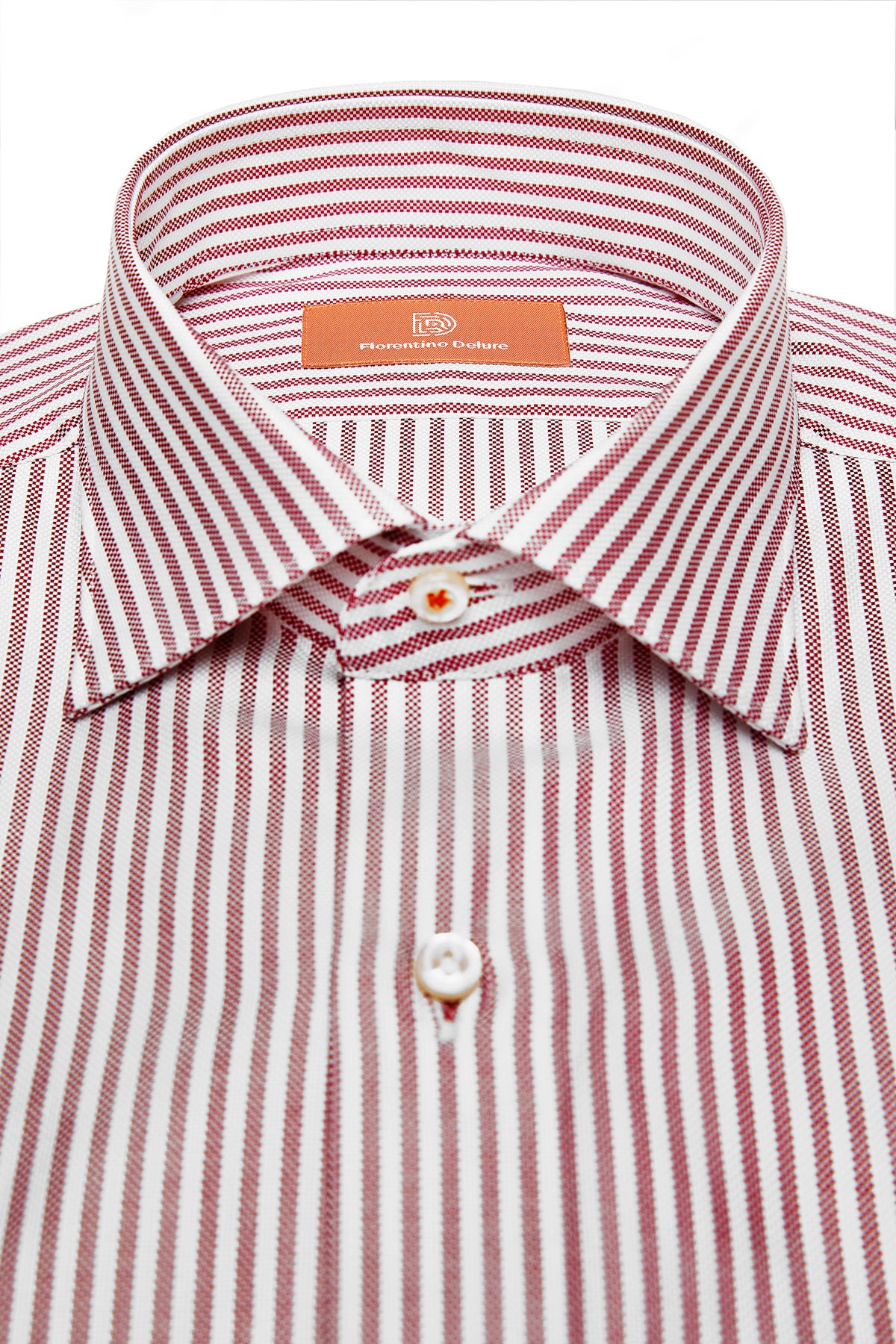 Coral Stripe Shirt