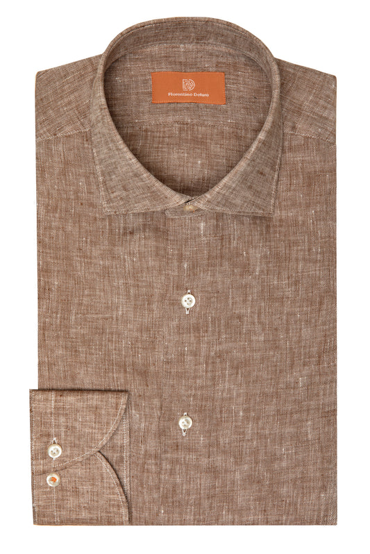 Brown Linen Shirt