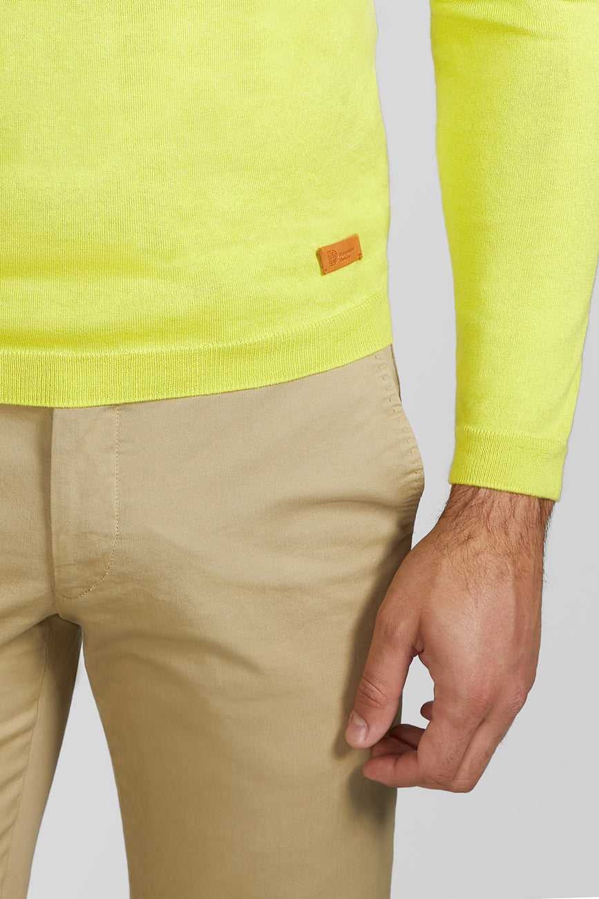 Yellow Longsleeve  Polo