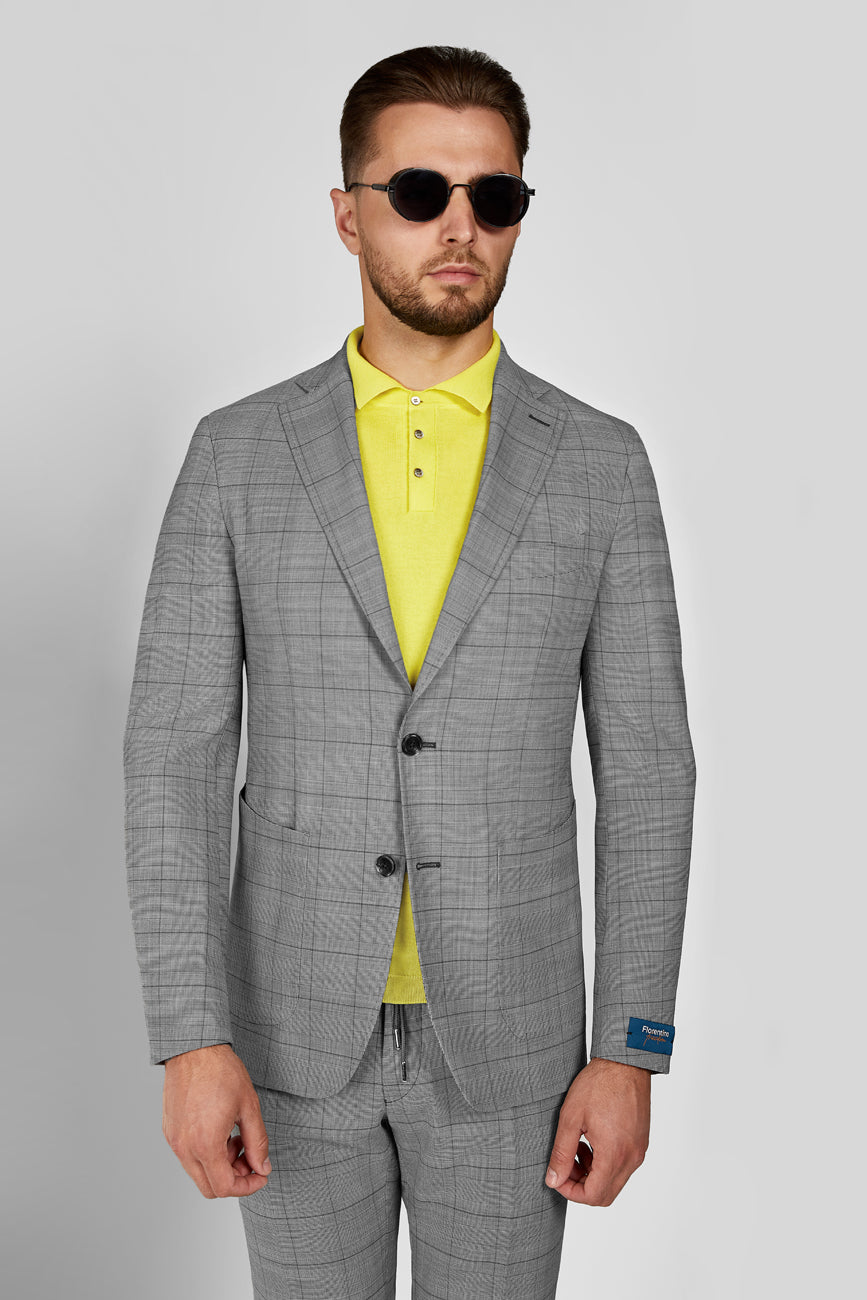 Grey Checked FLEXO Suit