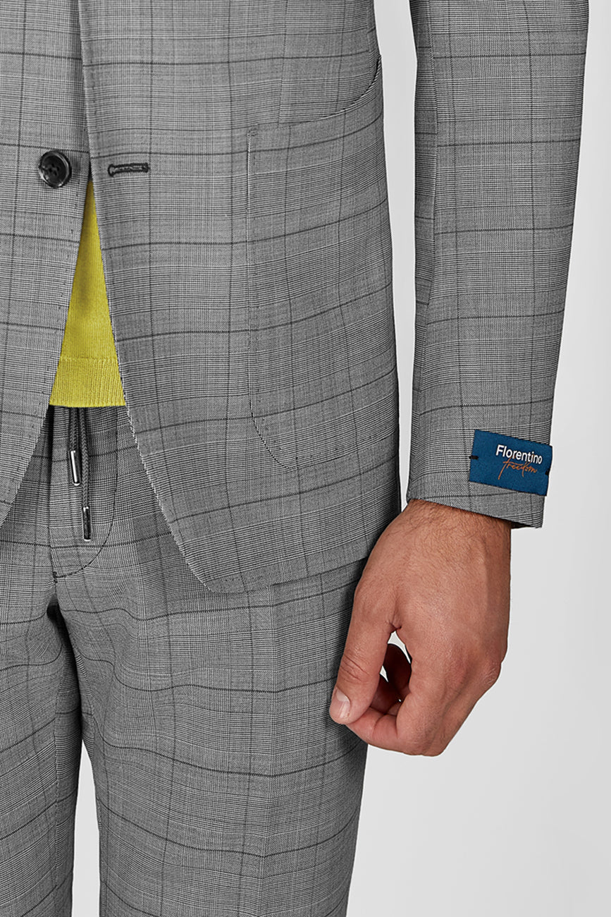 Grey Checked FLEXO Suit