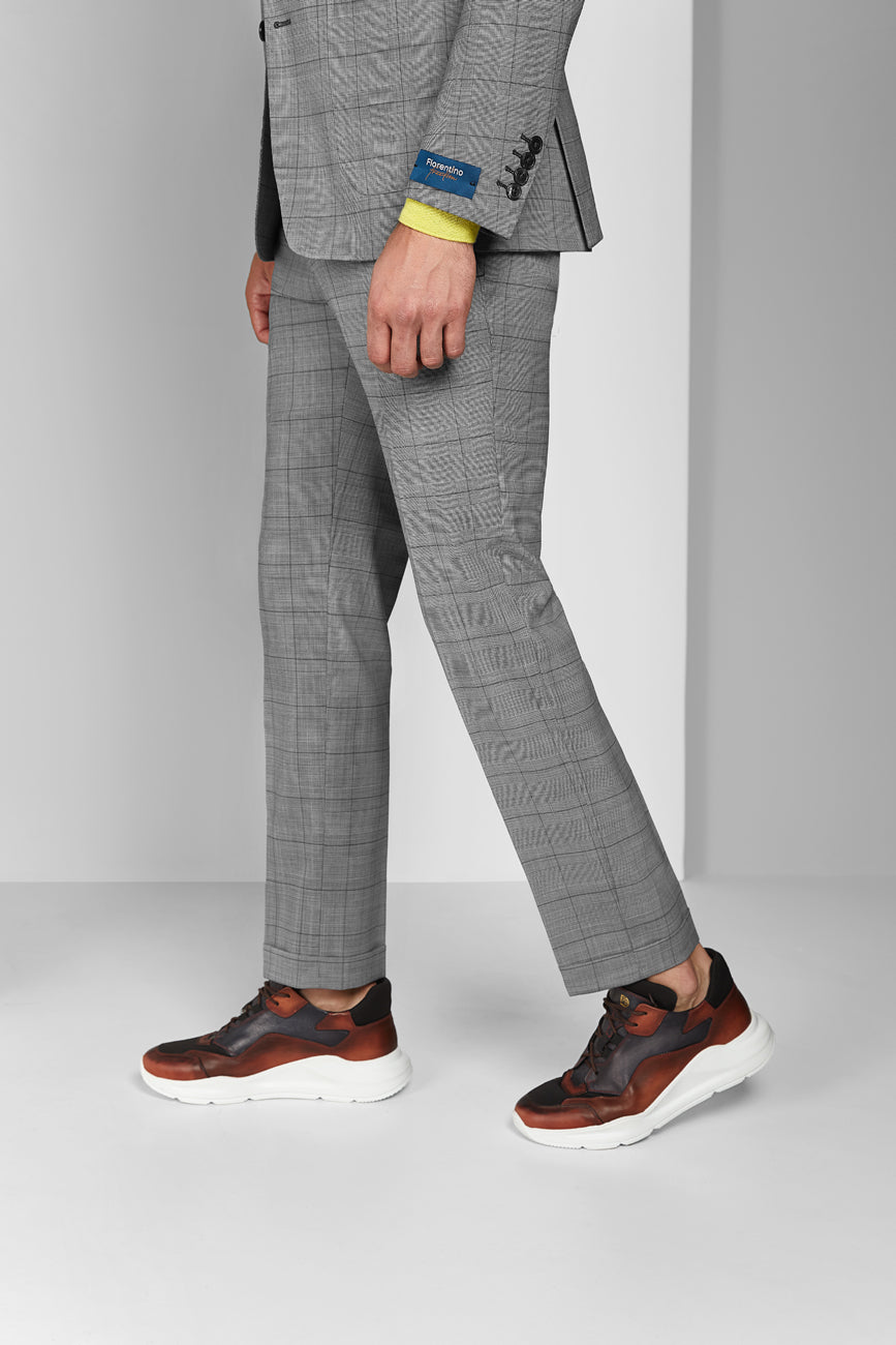 Grey Checked FLEXO Suit