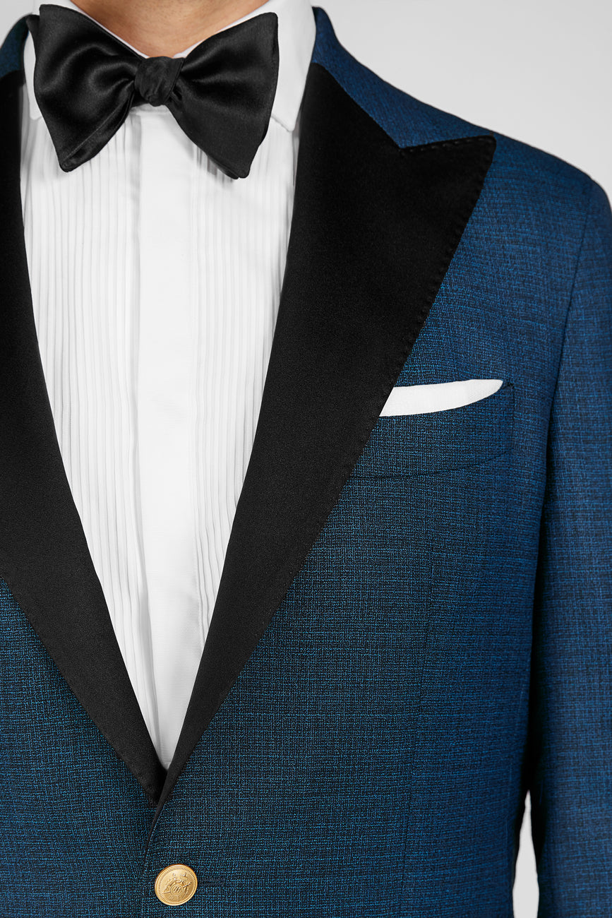 Teal Dafin Tuxedo Jacket