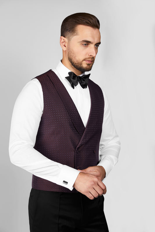 Bordeaux Diablo Waistcoat