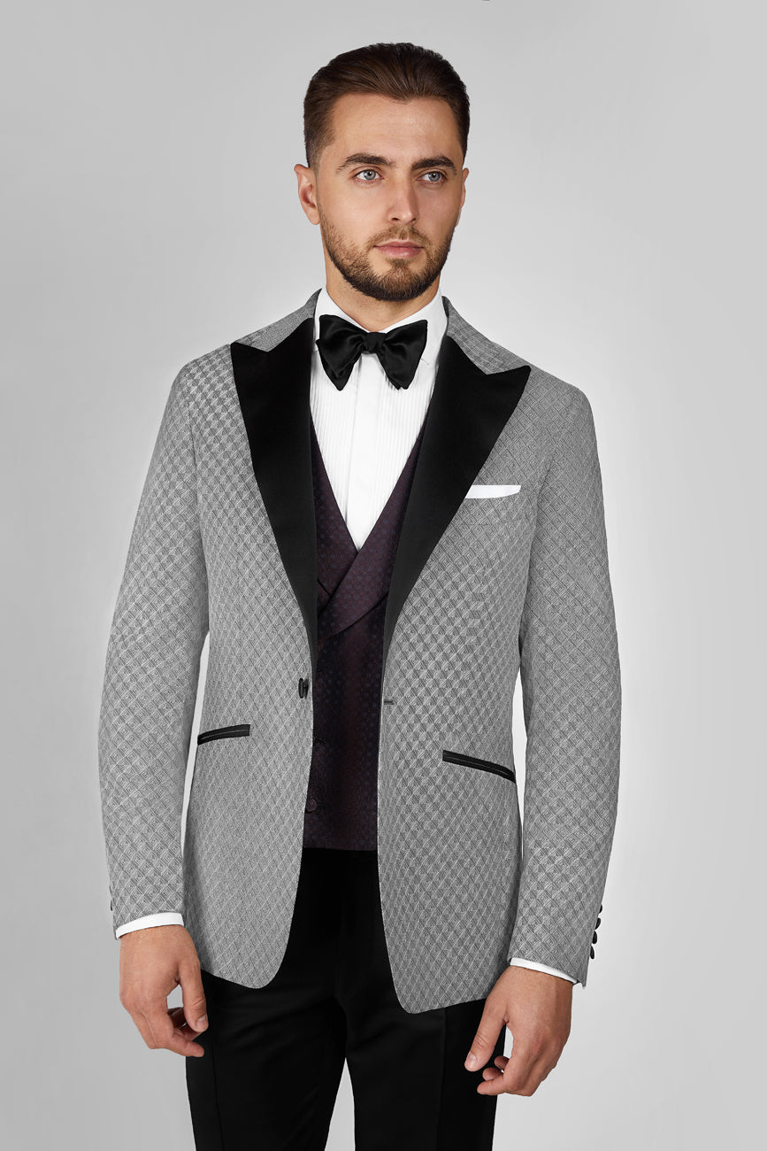 Grey Dafin Tuxedo Jacket