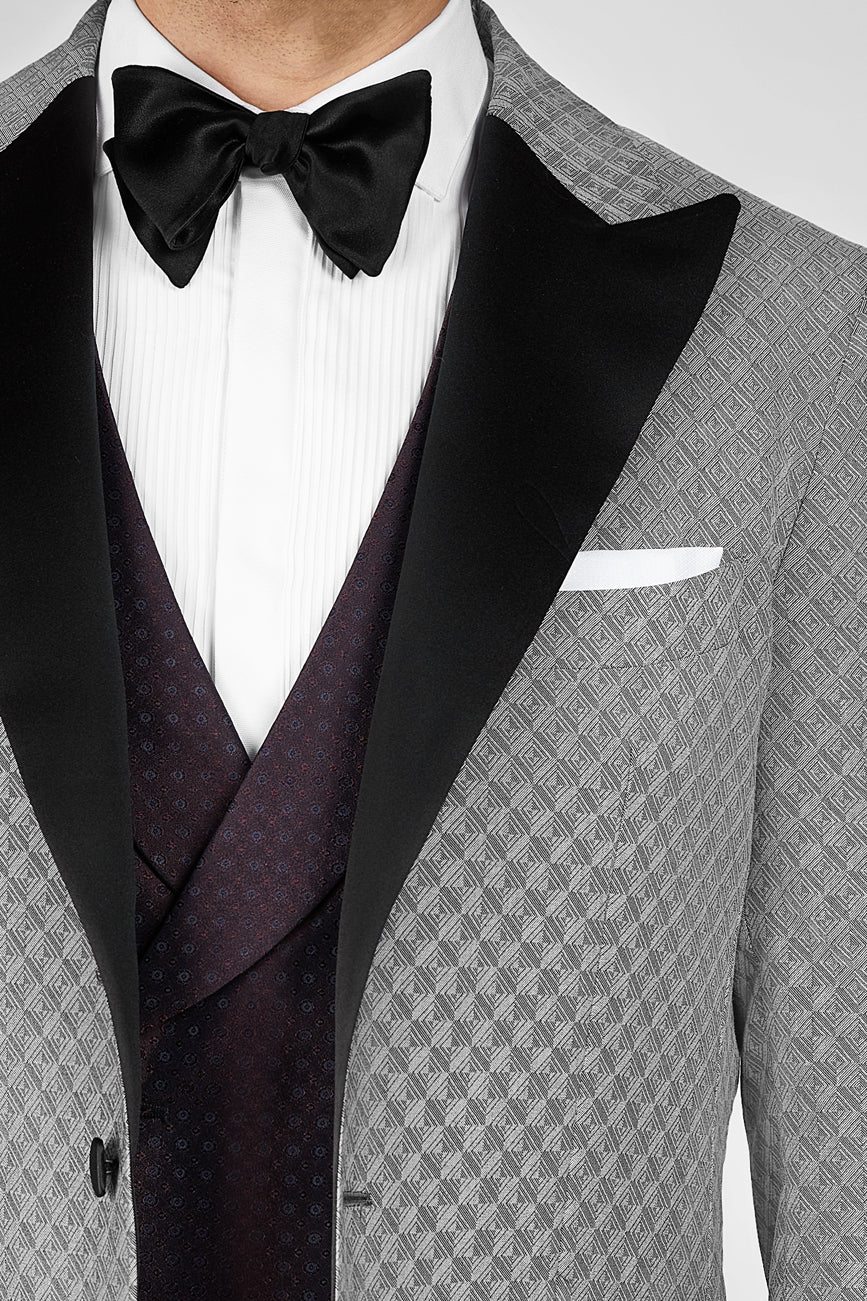 Grey Dafin Tuxedo Jacket