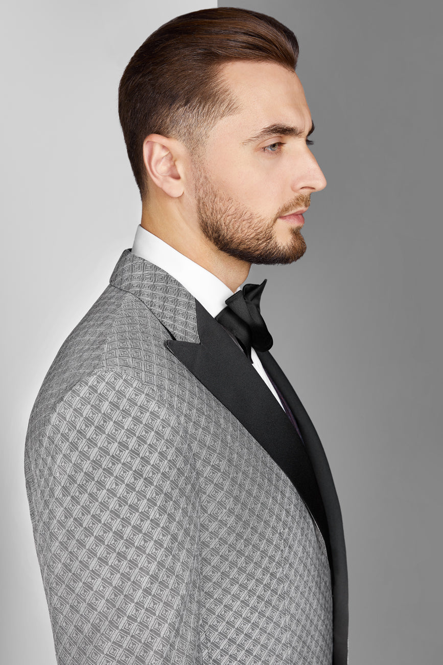 Grey Dafin Tuxedo Jacket