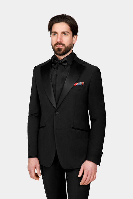 Black Tom Tuxedo Suit