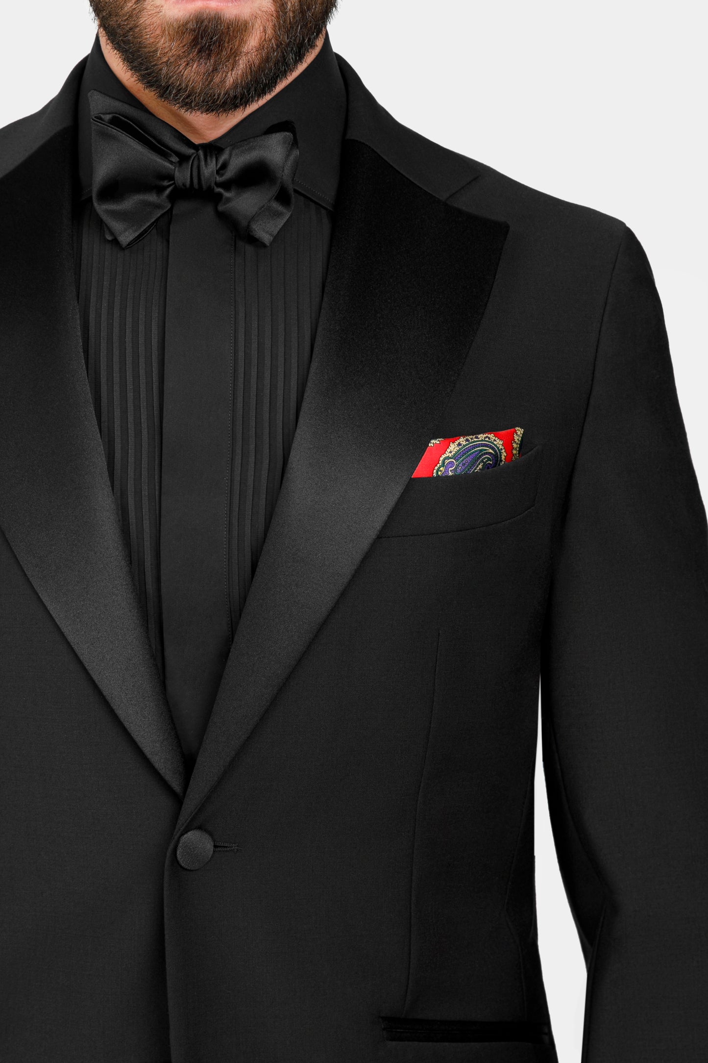 Black Tom Tuxedo Suit