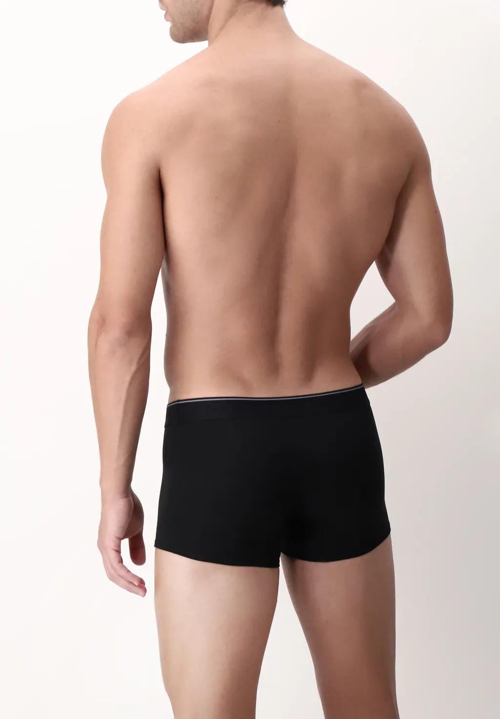 Push-up Black Boxer Trunks