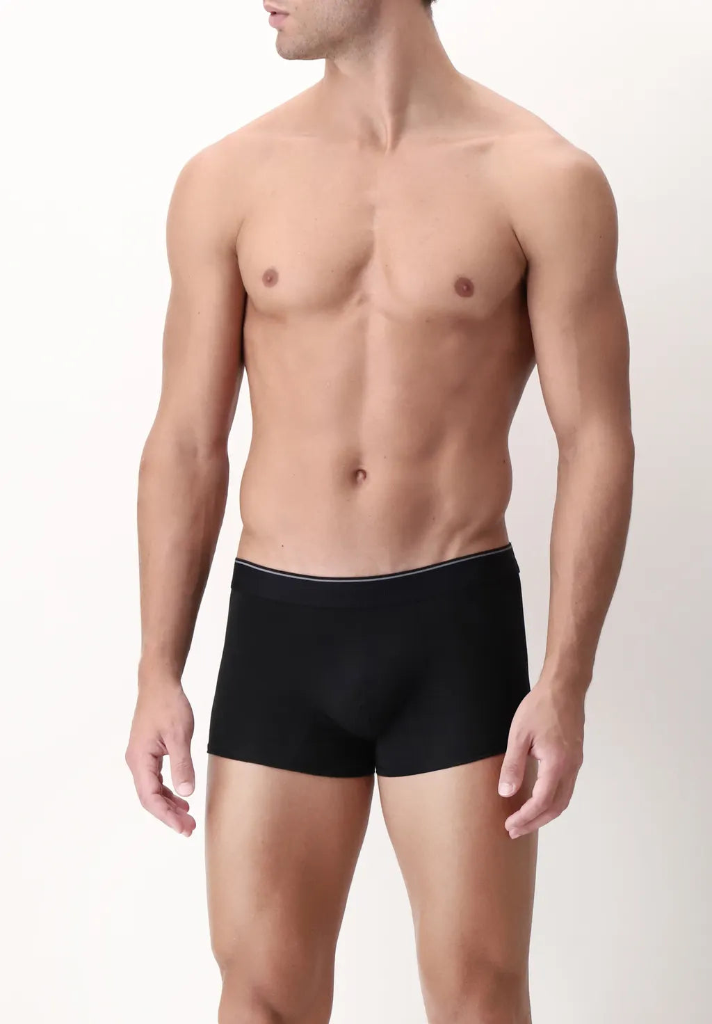 Push-up Black Boxer Trunks