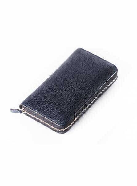 Navy Zip Wallet