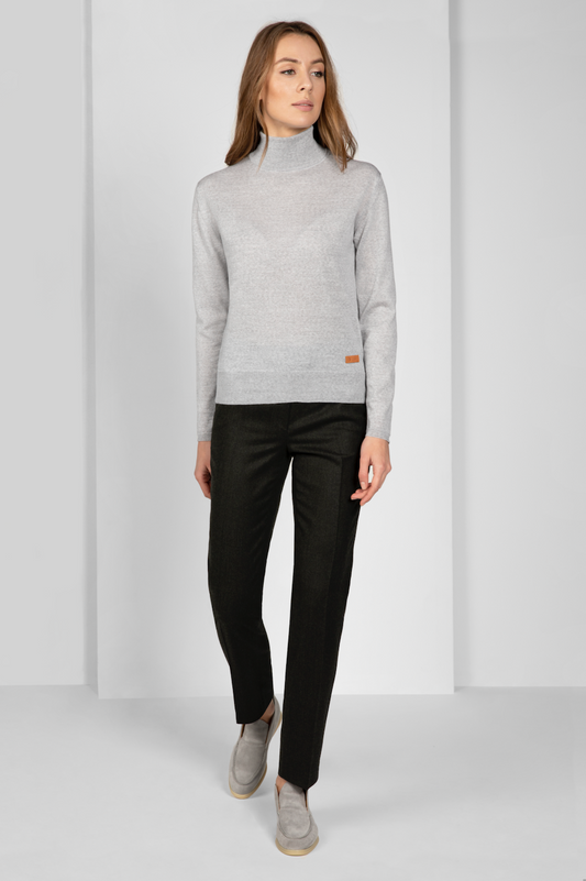 Light Grey Turtleneck