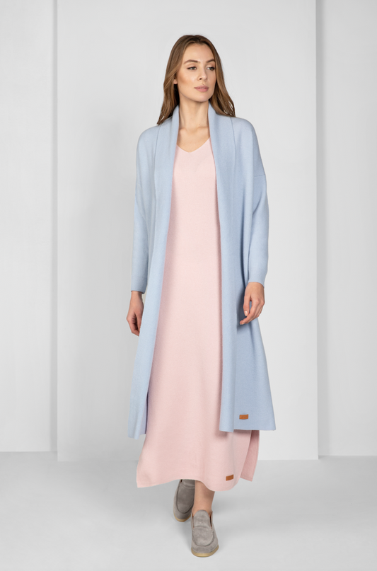 Light Blue Long Cardigan