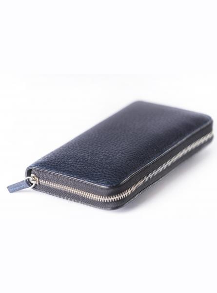 Navy Zip Wallet