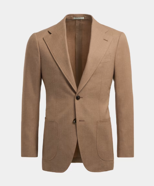 Mid Brown Check Havana Jacket